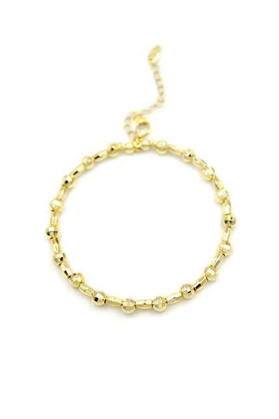 MBB ETİCARET Bead Dorika Bracelet - Gold