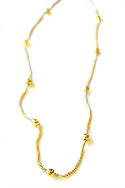 MBB ETİCARET Ball Chain Necklace - Gold