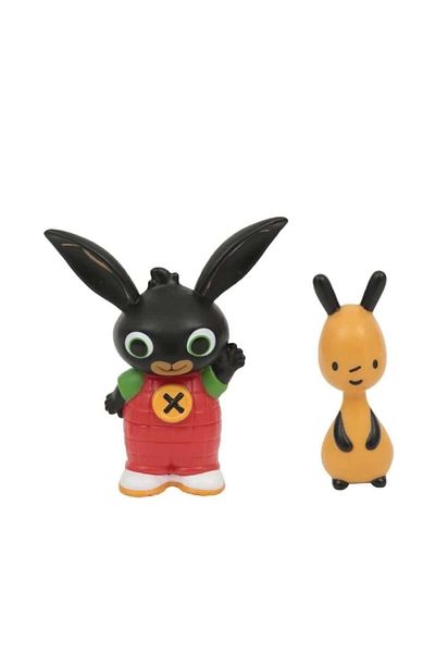 OEM Set of 2 Figurines, Bing Bunny and Flop, multicolor, 7 cm