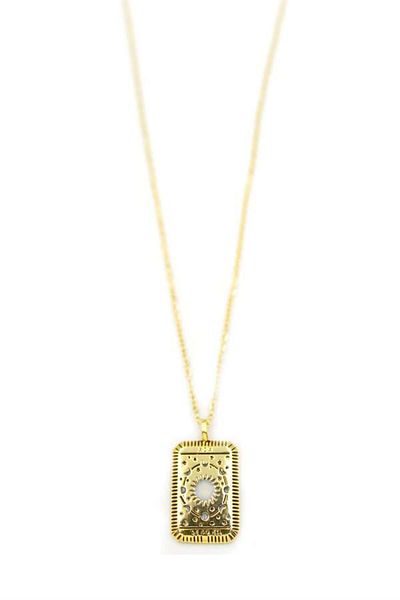 MBB ETİCARET Tarot Necklace - Gold