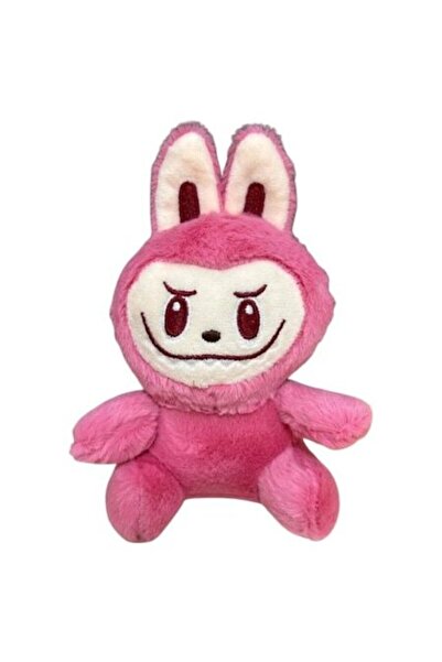 OEM Breloc de pluș LaBubu, moale și pufos, roz, 18 cm