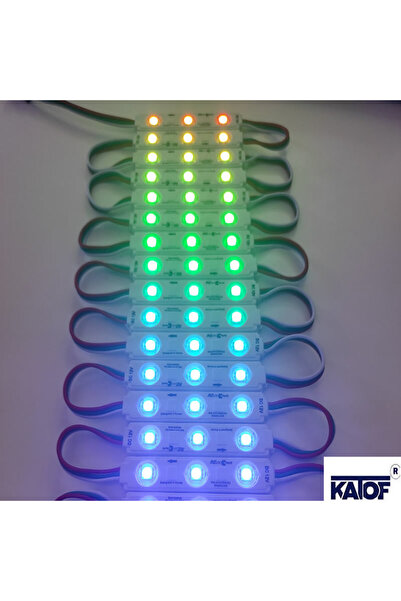 KARAKÖY LED SHOP 12VOLT 5050SMD IP65 WS2811 RGB Pixel Modül Led 1.5W (20 ADET)