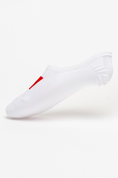 HUGO , Set of very short socks with logo - 2 pairs, Red, White, 35-38