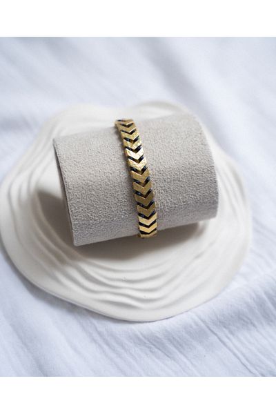 LUNESTA Flare Bronze Plate Bracelet