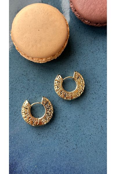 Doğaltaş Masalları Steel Vip Earrings