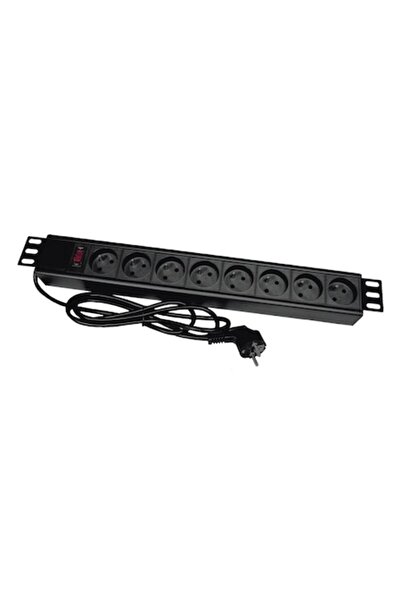 Alantec Prelungitor cu 8 prize, Alantec, Plastic, 19", 8 x CEE 7/5 CEE 7/7, N...