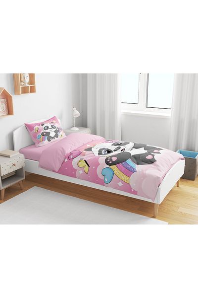 Home Duvet Coverhome Single Panda Pattern 3D Digital Bedding Set