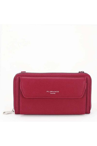 Flora&Co Paris Red wallet and phone case H6017 07