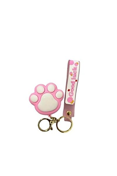 Foot Jucarie Lăbuță, Tip Breloc, Roz-violet, 7cm