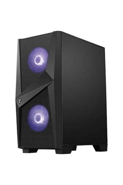 MSI Carcasa MAG FORGE 100M, Mid-Tower, fara sursa, ATX, Black