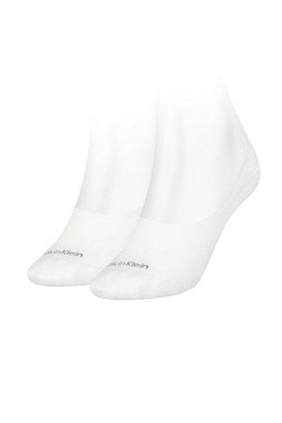 Calvin Klein , Set de sosete foarte scurte - 2 perechi, Alb, One Size