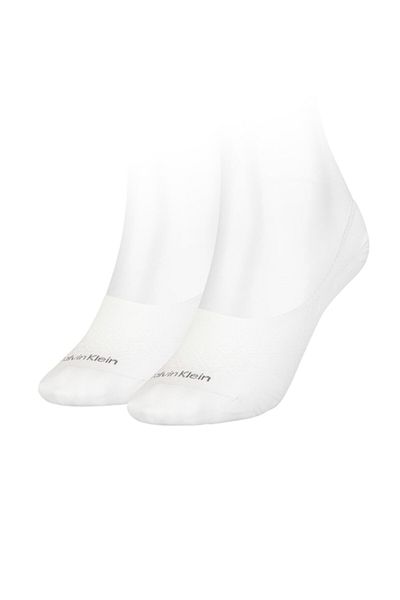 Calvin Klein , Set de sosete foarte scurte - 2 perechi, Alb, One Size