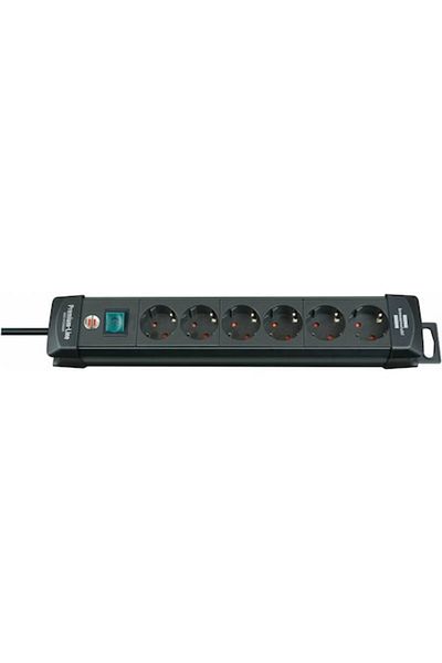 Brennenstuhl Prelungitor de alimentare Premium cu 6 prize H05VV-F3G1.5 3m