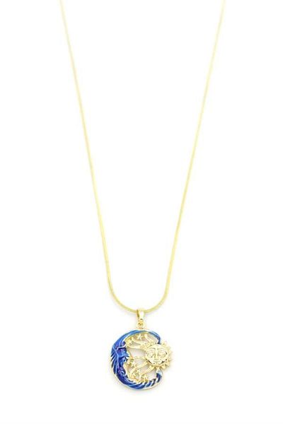 MBB ETİCARET Moon&Sun Necklace - Gold