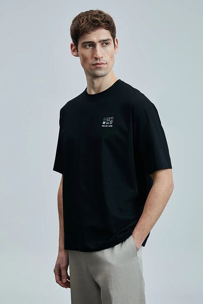 Lufian Mask Black Men's T-Shirt 111020248