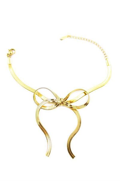 MBB ETİCARET Bow bracelet - gold