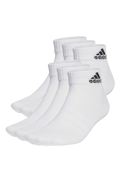 Adidas Sportswear Set de sosete unisex, pana la glezna - 6 perechi, Alb, 40-42