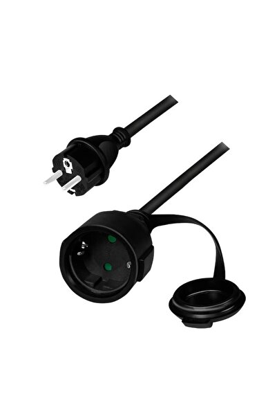 LogiLink Prelungitor de alimentare, Schuko, 5m, 3x1.5mm2, 250V / 16A, Negru