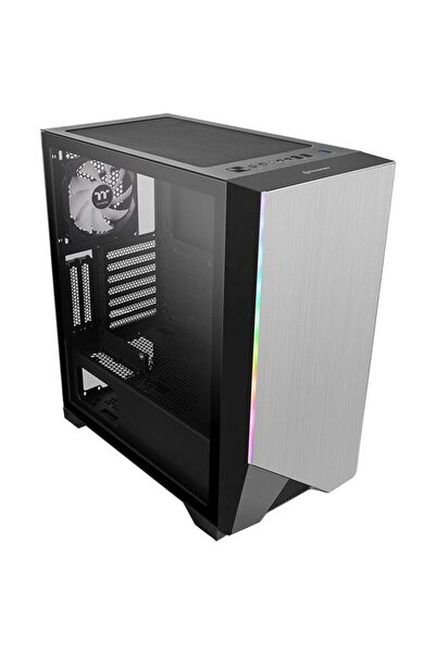 THERMALTAKE Carcasă H550 TG ARGB, Tower central, ATX, fără sursă de alimentare, argintie
