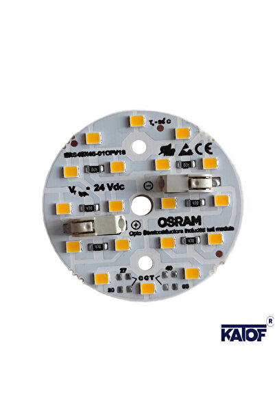 KARAKÖY LED SHOP 24 Volt 7 Watt PCB Led Modül 45mm Gün Işığı