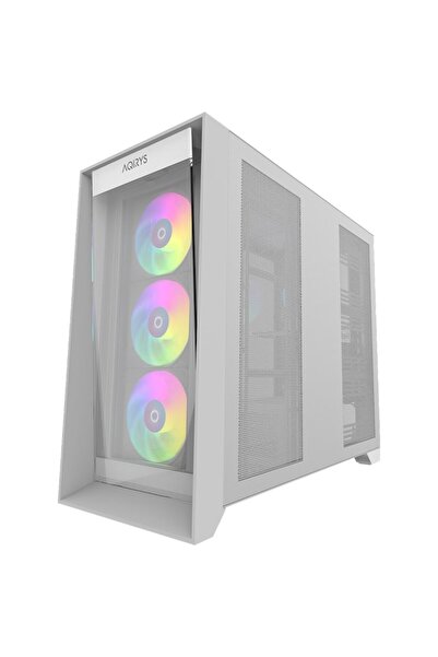 AQIRYS XO-1 ARGB Case, without power supply, White