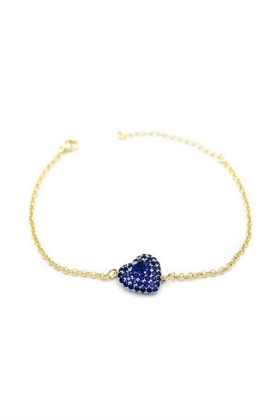 MBB ETİCARET Heart Bracelet - Blue