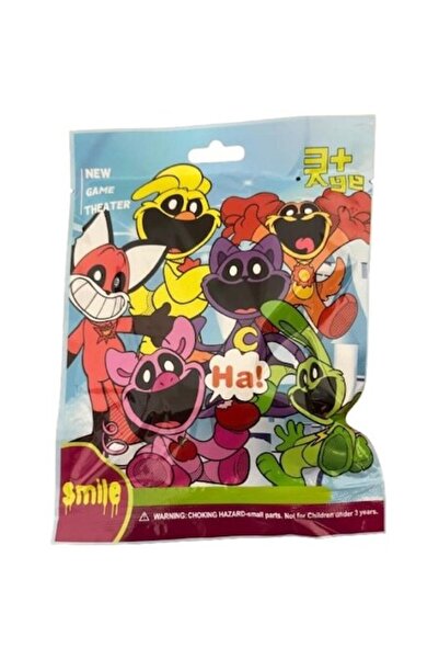 OEM Figurină surpriză, Creaturi zâmbitoare, 15 cm, multicoloră