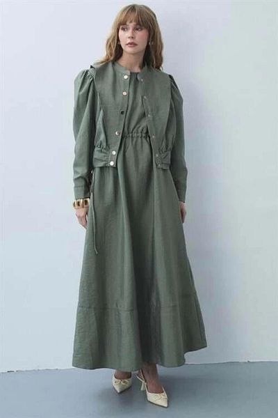 nedo7 Jileli Bomber Suit Khaki