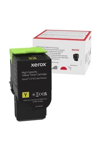 Xerox Тонер 006R04371, Жълт, 5.5K, Съвместим с C310/C315