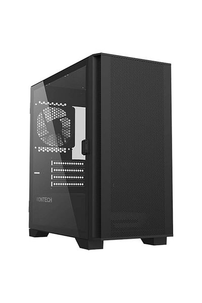 MONTECH AIR 100 Lite Case, Black, Mesh, Tempered Glass
