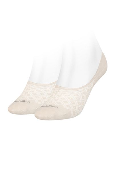 Calvin Klein , Set de șosete foarte scurte - 2 perechi, Roz pal, Mărime universală