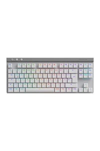 logitech Mechanical Gaming Keyboard G515 TKL Ultraslim Lightspeed Wireless & Bluetooth, White