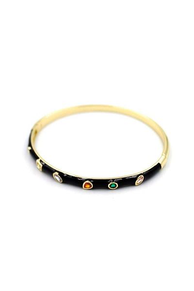 MBB ETİCARET Enameled Bracelet - Black