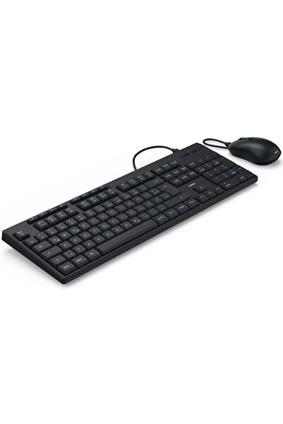 Hama Set Mouse+Tastatura USB CKM-200, 2000DPI, QWERTY RO, negru