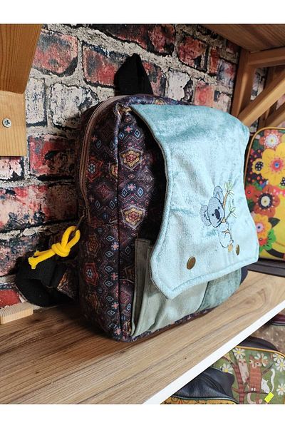Street Bag Koala Embroidered Backpack Bohem