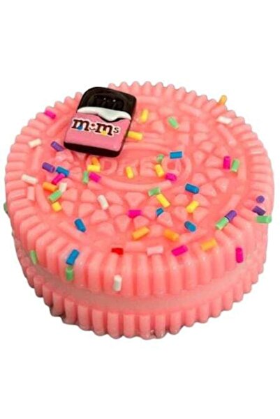 Oreo Jucărie interactivă Squishy, alb-roz, antistres, 3 ani, moale