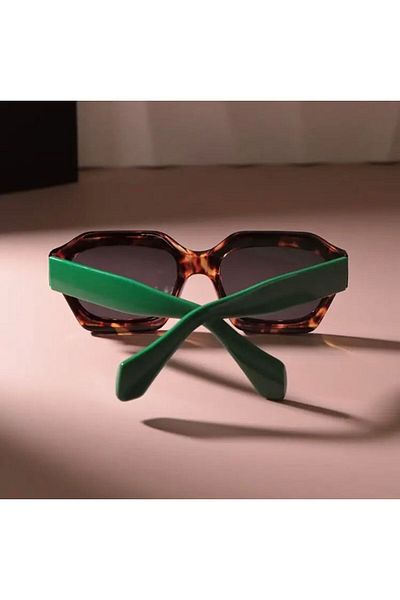 Accessories Vanilla Avenue 2025 Fashion Unisex Big Frame Brown Leopard Green Bone Retro Accessory Eyeglasses