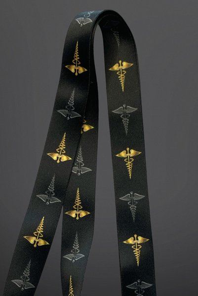 StormiStoretr Black Medicine Symbol Neck Strap Rope Id Badge Rope