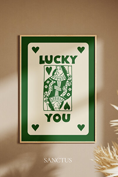 Lucky You - Ahşap Çerçeveli Tablo