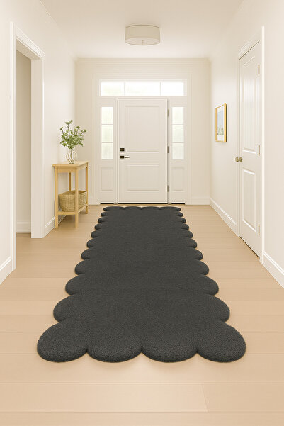 SOFT DECOR Modern Dekoratif Salon Halısı Çocuk Odası Yolluk Kaymaz Taban Halı