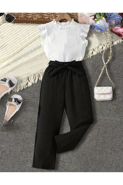 shop Pantaloni cămașă cu design special pentru pregătirea preșcolară, combina...