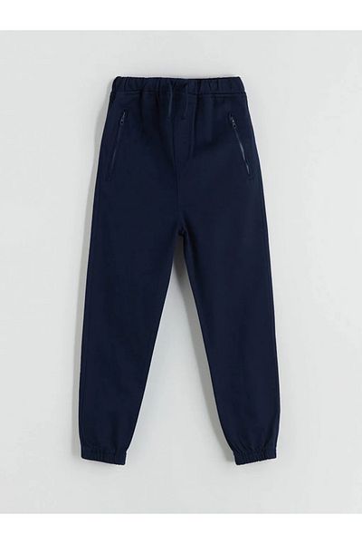 LC Waikiki Lcw Kids Navy Blue Elastic Waist Boy's Trousers