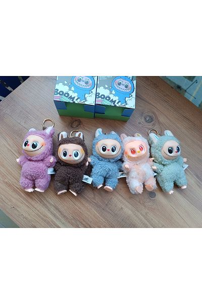 Blotch Pop Mart the Monsters Big into Energy Series Plush Vinly Face Blind Powder Color Labubu Plush Toy