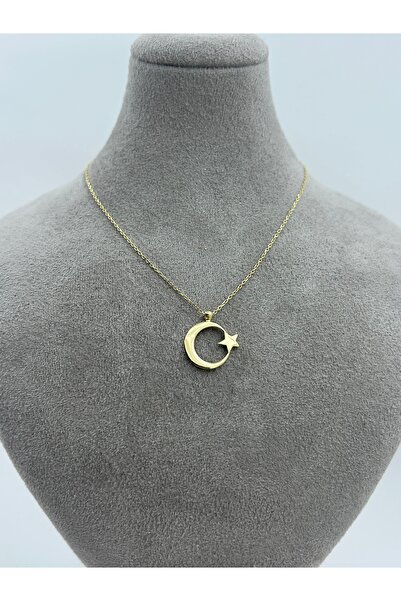 Altın Ayyıldız Kolye