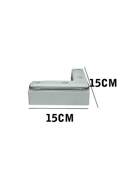 HOMDEP Sofa Armchair Tv Unit Console Upgrade L Model Plastic Leg White 5cm 4 Pieces