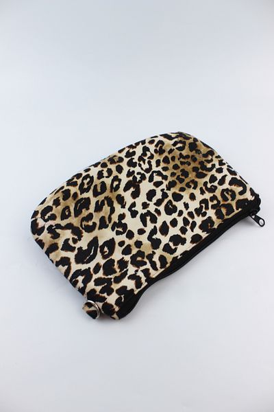 İLKYAZ Πολυλειτουργικό πορτοφόλι Latte με σχέδιο Leopard