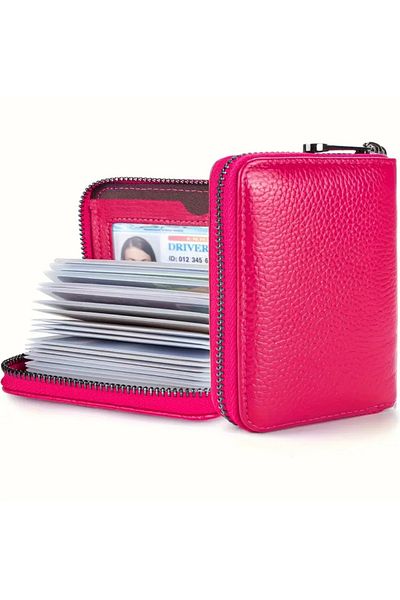 ORGANICYOU Shenzhen 6 Different Colors in One Item, This Credit Card Holder Wallet, Rfid for Security