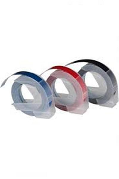 TREND Dymo s0847750 embossing ribbon, 9 mmx3 mt 3-piece bls k-s-m