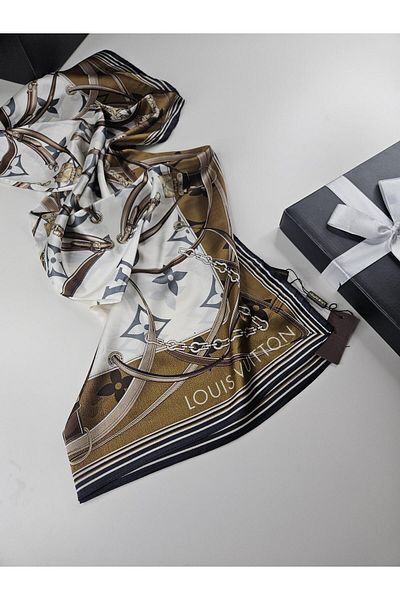 Webinay Home Lv Voile Silk Shawl New Season Premium Quality Luxury Silk Shawl