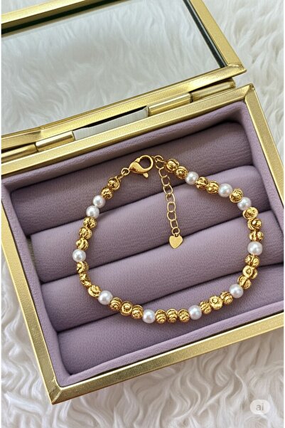 FAMEMUS ACCESSORY سوار دوريكا لامع باللؤلؤ